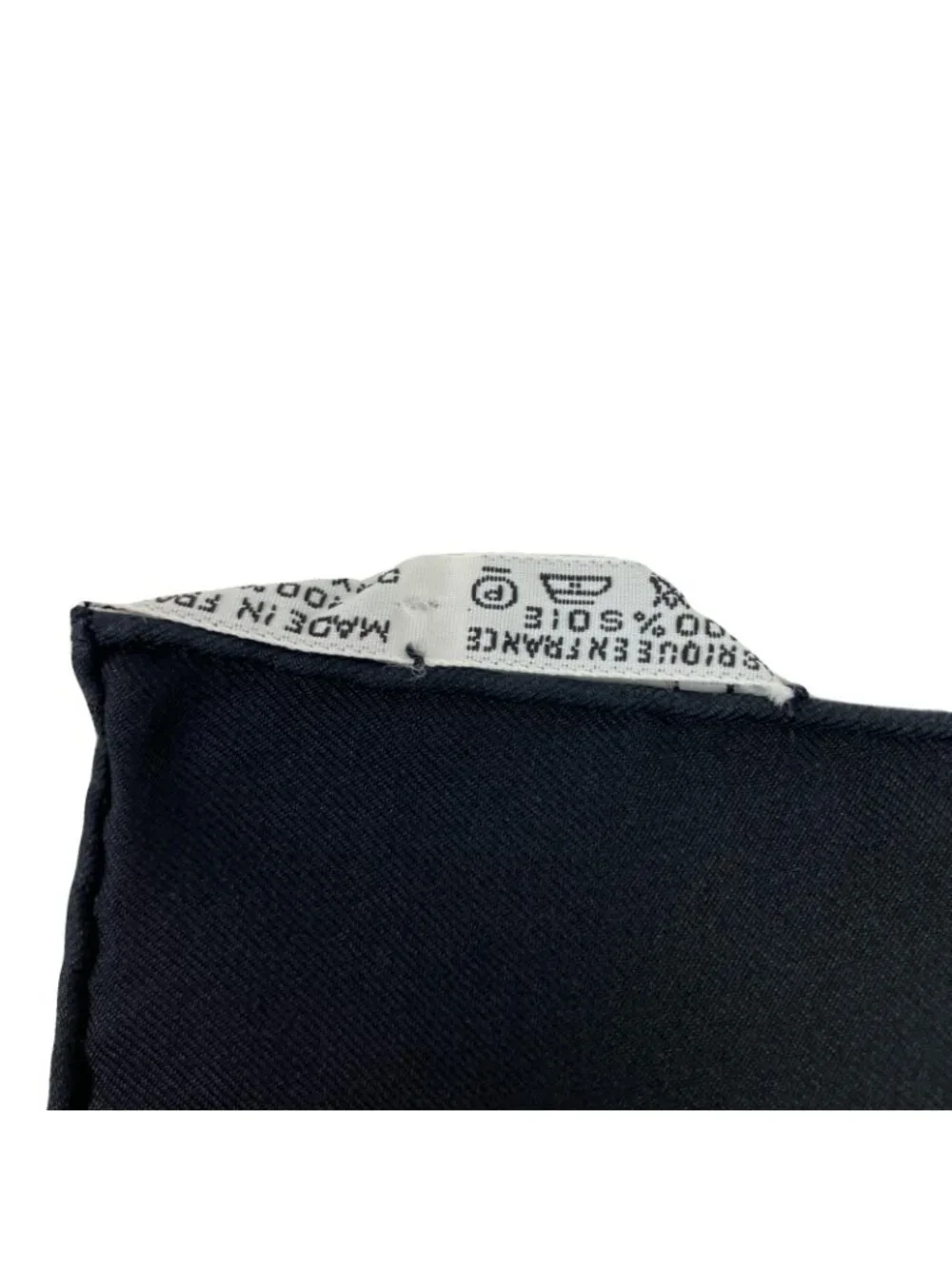 Hermes Carre 90 la Ronde Des Heures Tokinoronbu Black Gray Scarf - Picture 4 of 6